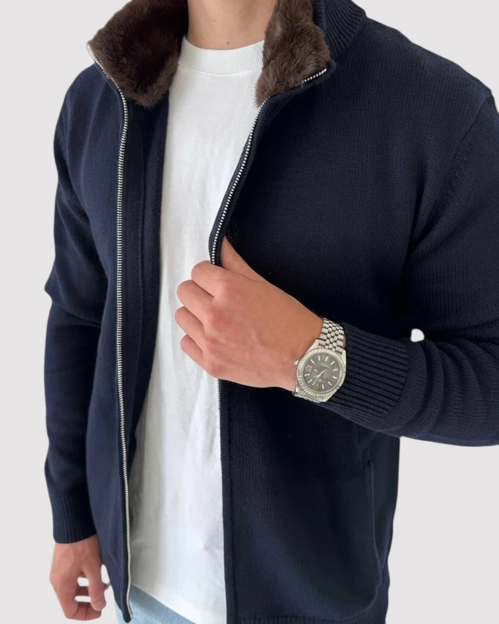 Merino Cardigan Zip
