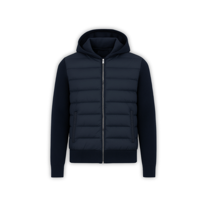 Elaris Quilted Knit Hoodie