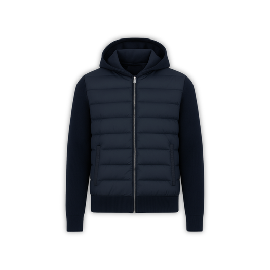 Elaris Quilted Knit Hoodie