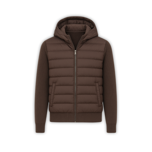 Oren Quilted Knit Hoodie